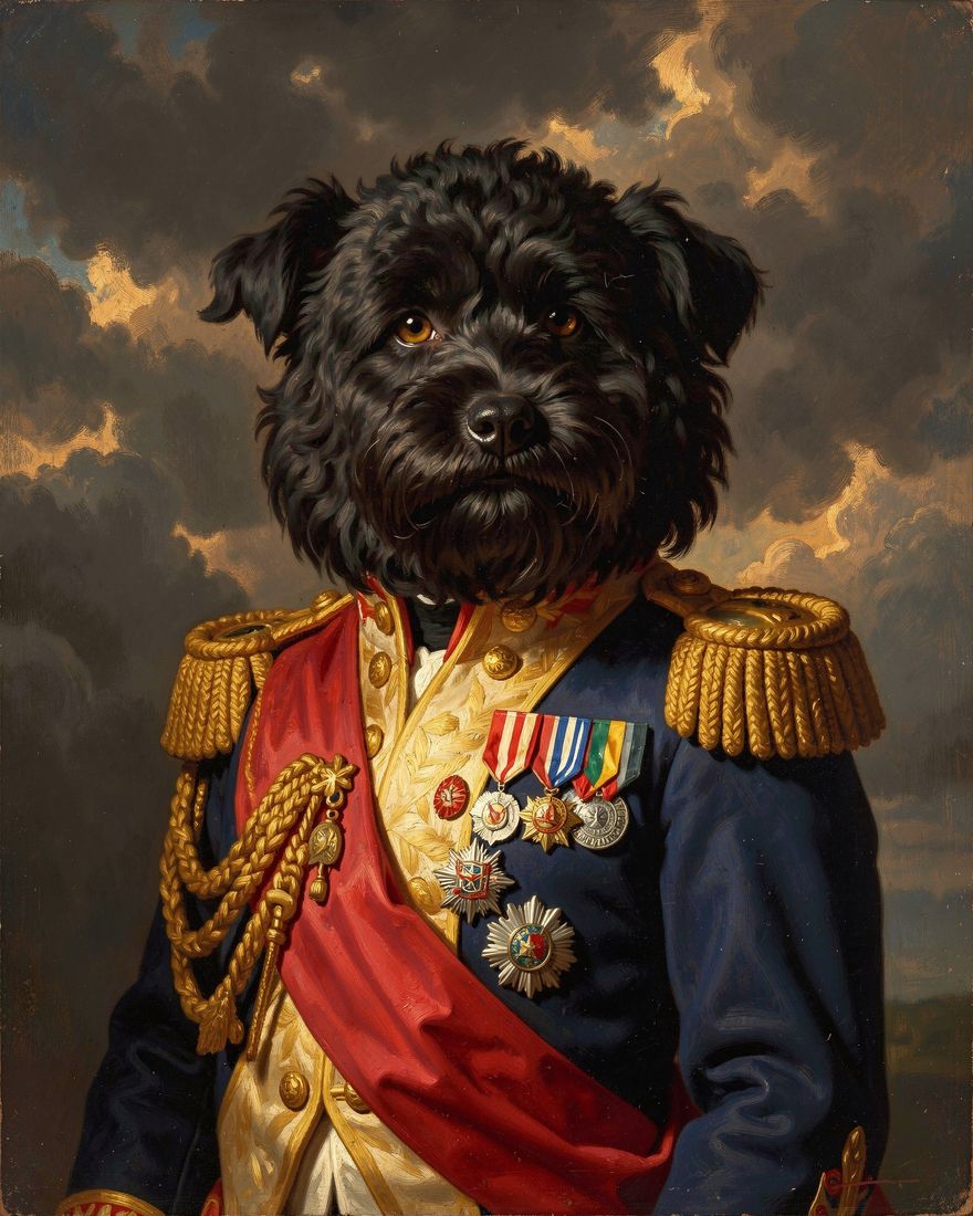Portrait in The General style